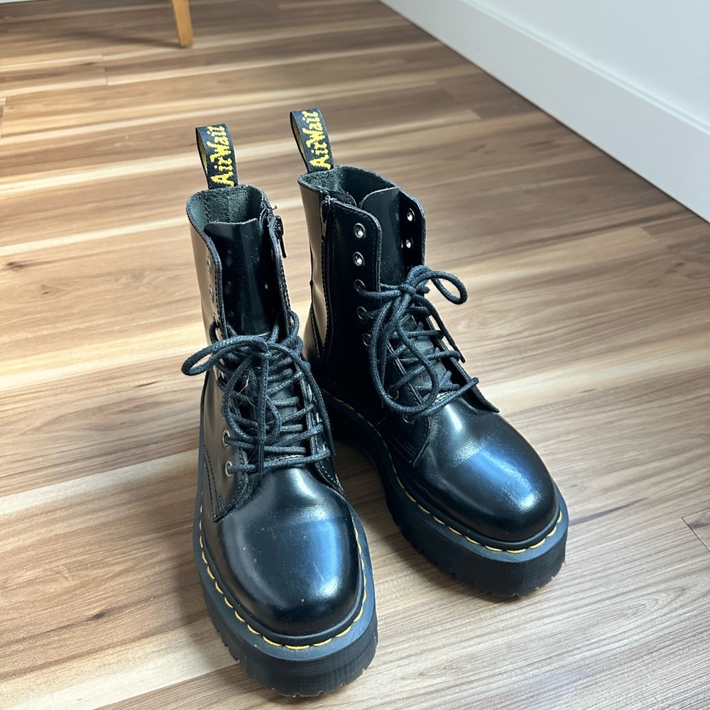 Dr. Martens Black Platform Boots